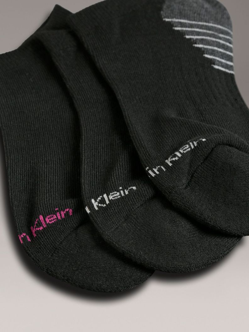 Pack 6 Calcetines Cushion No-Show Negro Calvin Klein-1