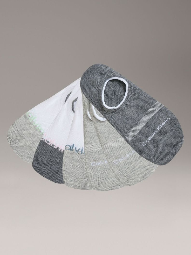Pack 6 Calcetines Liner Multicolor Calvin Klein-0