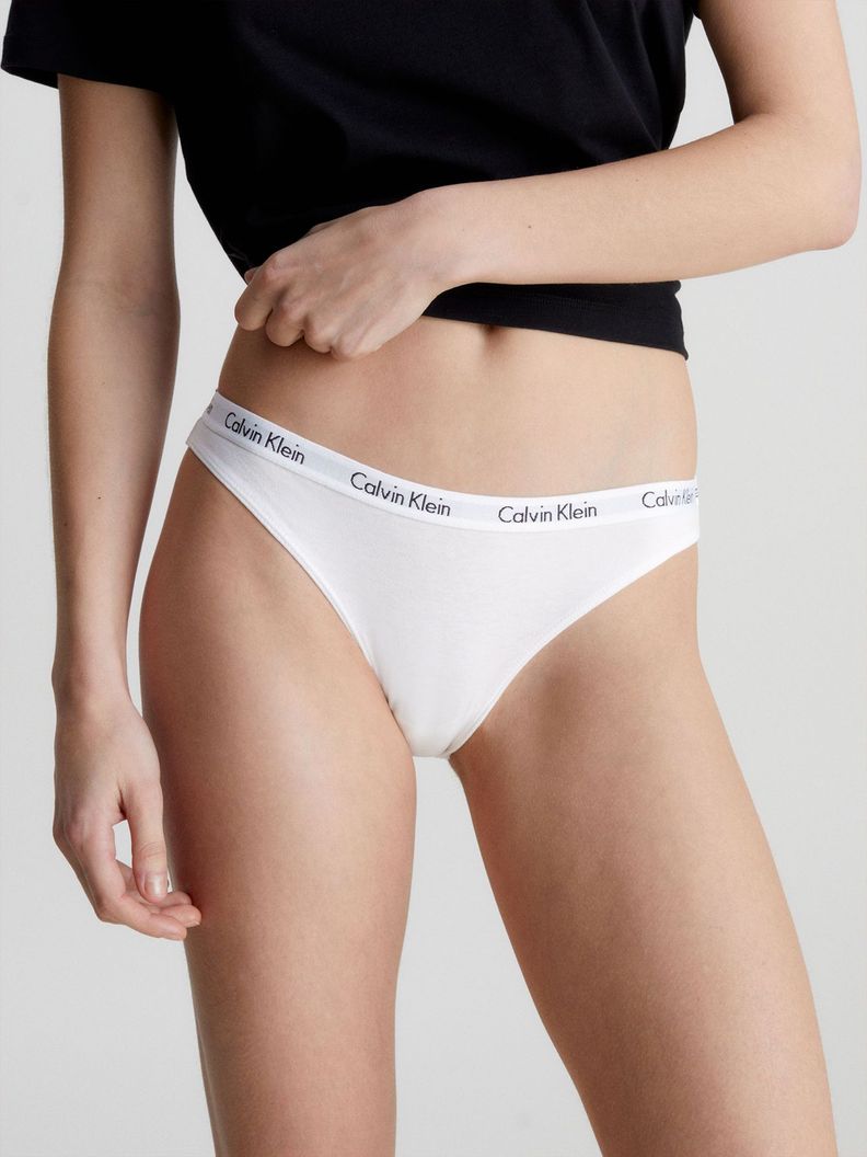 Calzon Bikini Carrousel Blanco 100 Calvin Klein S