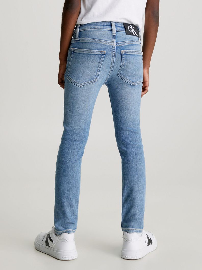 Jeans Niño Mid Rise Skinny Azul Calvin Klein-2