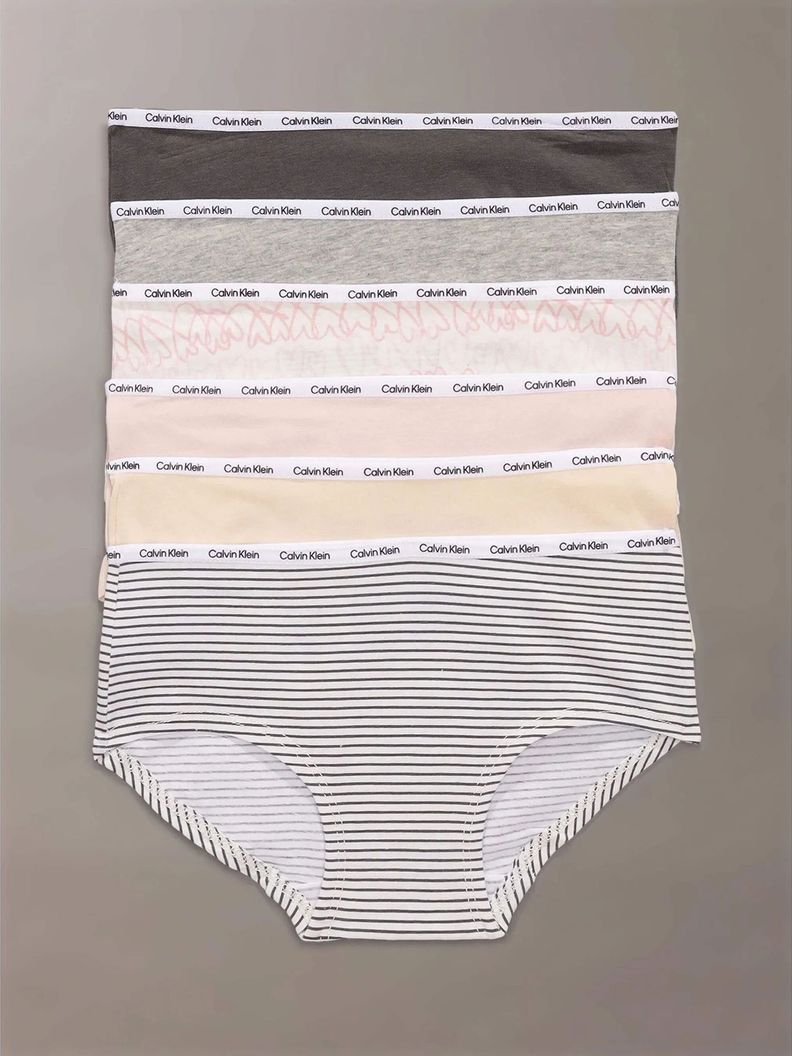 Pack 6 Calzones Hipsters Nina Multicolor Calvin Klein Surtido S