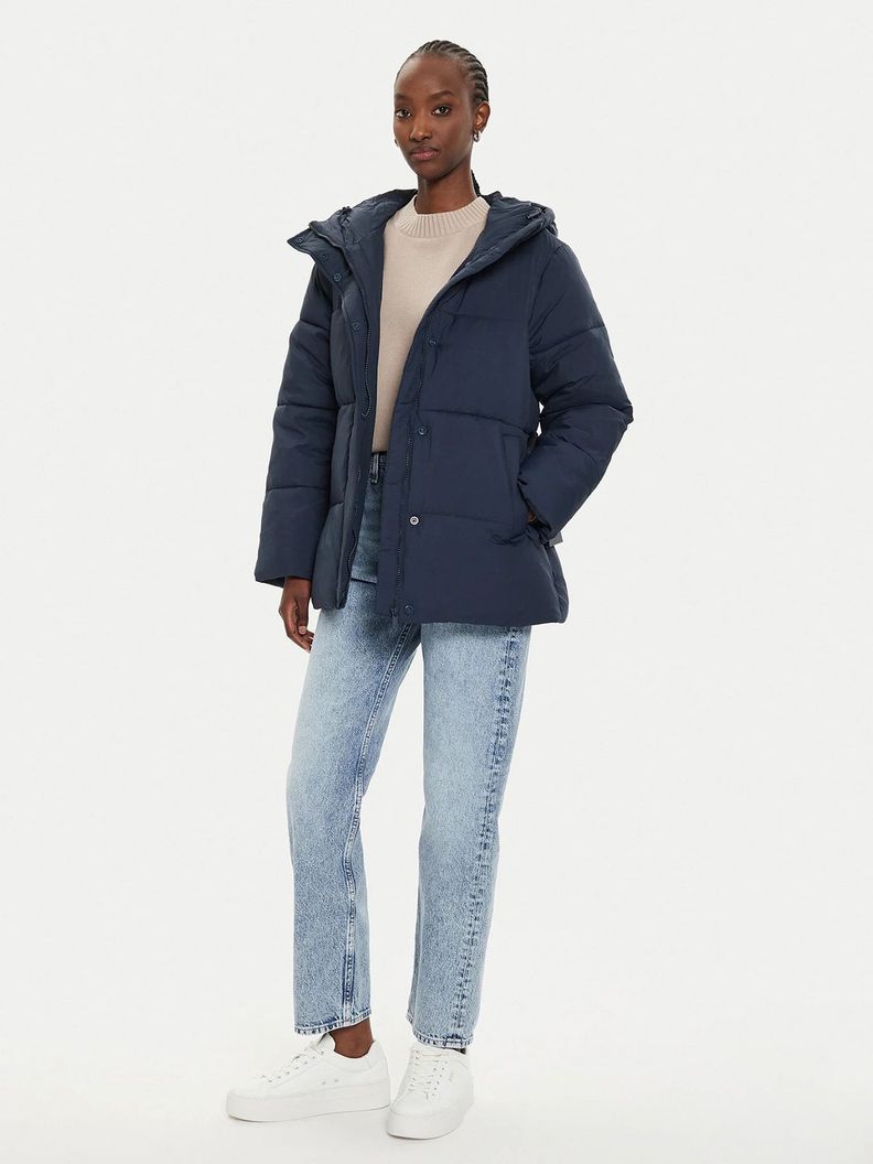 Parka Logo Belt Puffer PPK Azul Calvin Klein-1