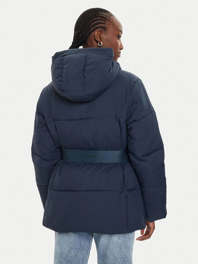 Parka Logo Belt Puffer PPK Azul Calvin Klein-2