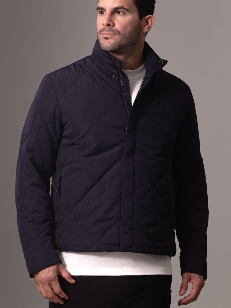 Chaqueta Diamond Quilt Azul Calvin Klein-0