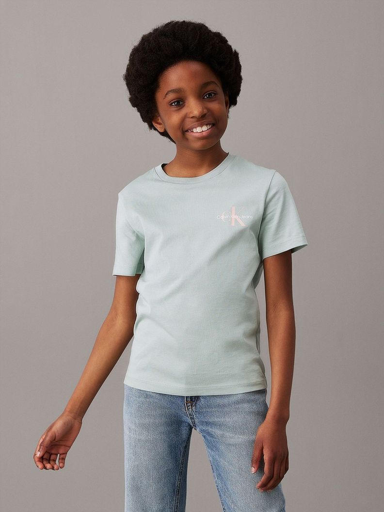 Polera Niño Ches Monologo Verde Calvin Klein-1