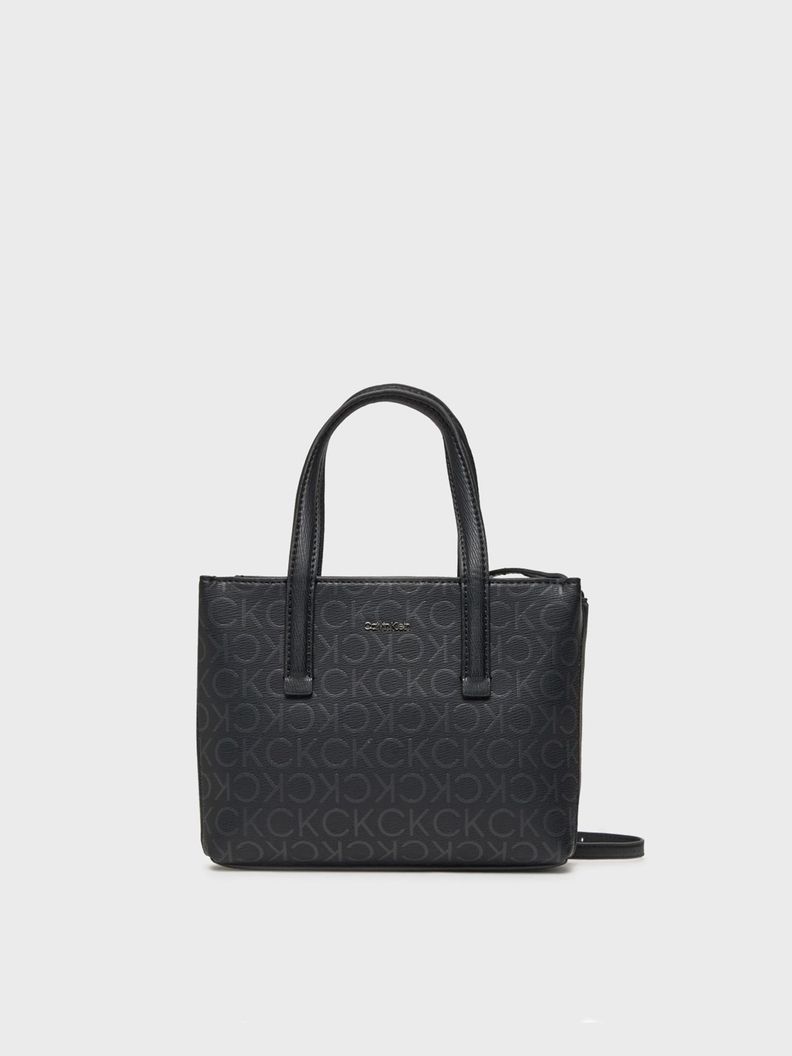 Cartera Tote Ck Must Mini Negro Calvin Klein-0
