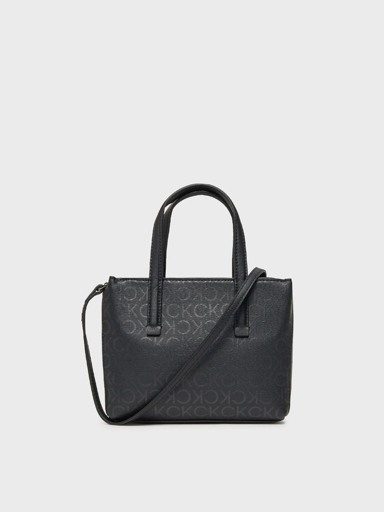 Cartera Tote Ck Must Mini Negro Calvin Klein-1