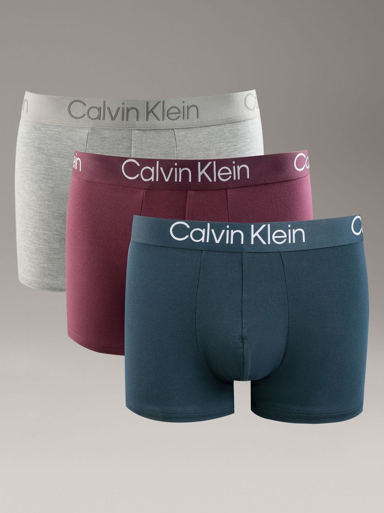 Pack 3 Bóxers Trunk-Soft Modern Multicolor Calvin Klein-0