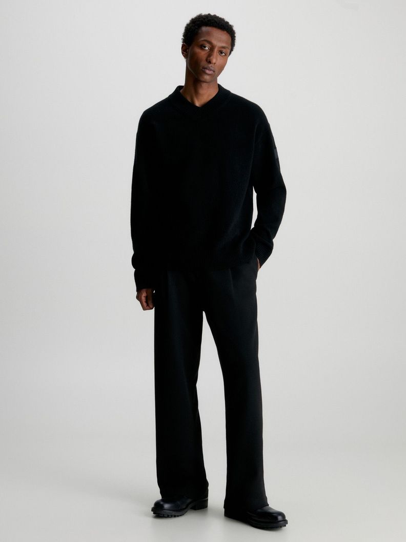 Sweater Blend Comfort Negro Calvin Klein-1