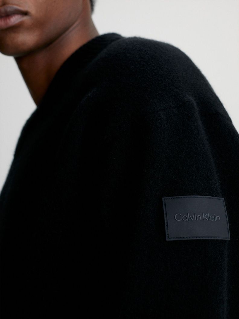 Sweater Blend Comfort Negro Calvin Klein-3