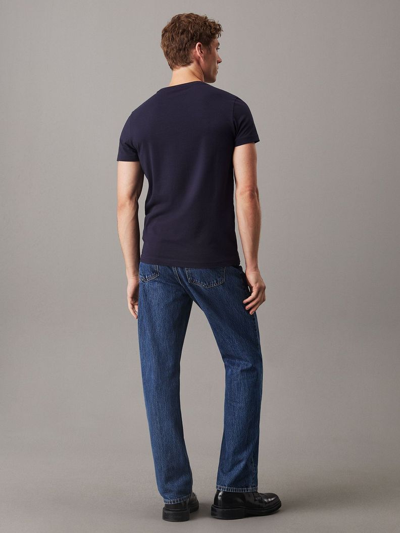Polera Stretch Slim Fit Azul Calvin Klein-2
