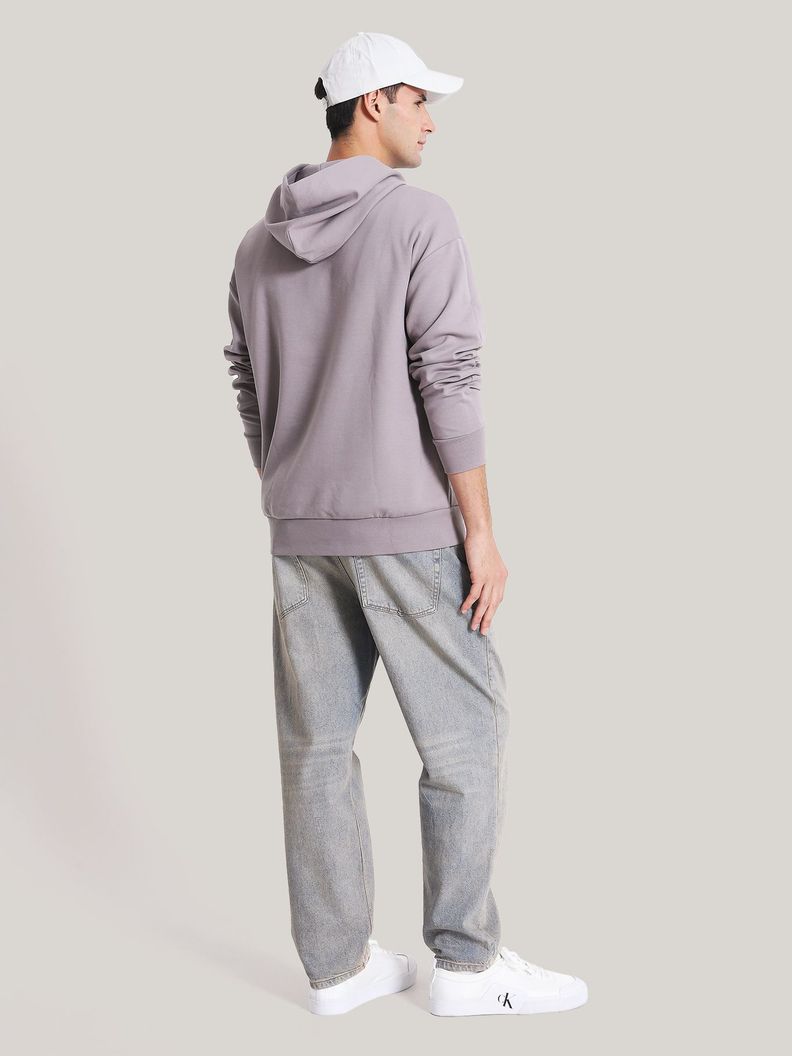 Polerón con Gorro Embossed  Comfort Gris Calvin Klein-2