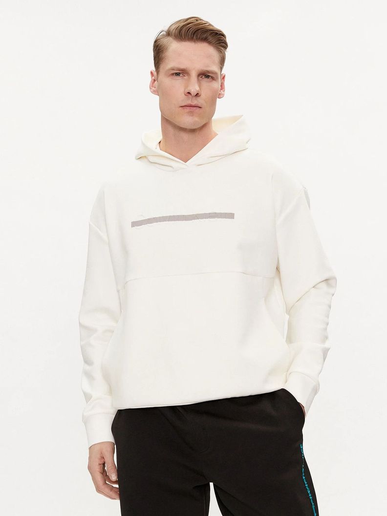 Polerón Hombre Gorro Embossed Blanco Calvin Klein-0