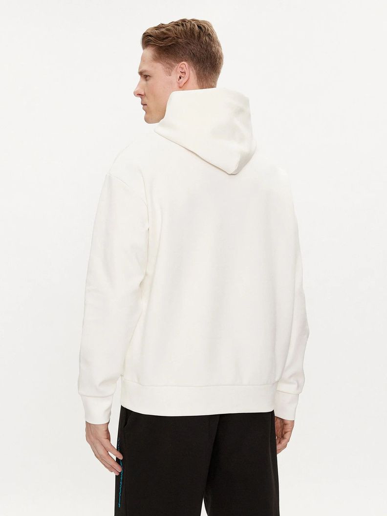 Polerón Hombre Gorro Embossed Blanco Calvin Klein-2