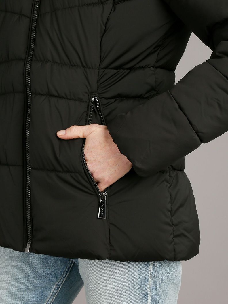 Parka Liquid Stretch Puffer Negro Calvin Klein-4