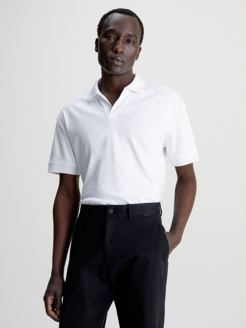 Polo Smooth Open Blanco YAF Calvin Klein-0