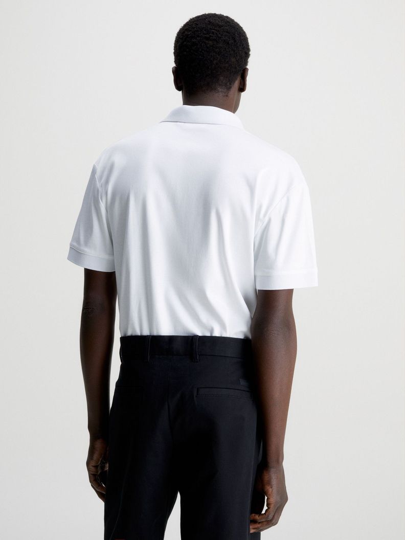 Polo Smooth Open Blanco YAF Calvin Klein-2