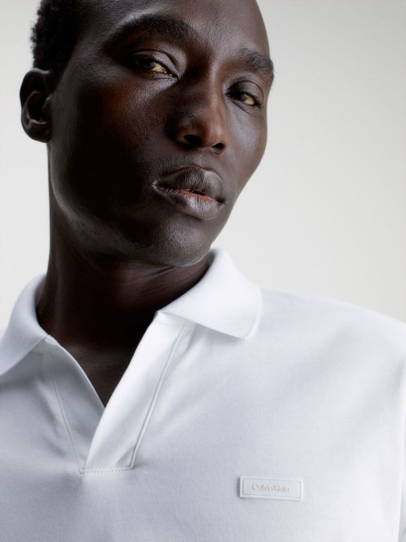Polo Smooth Open Blanco YAF Calvin Klein-3