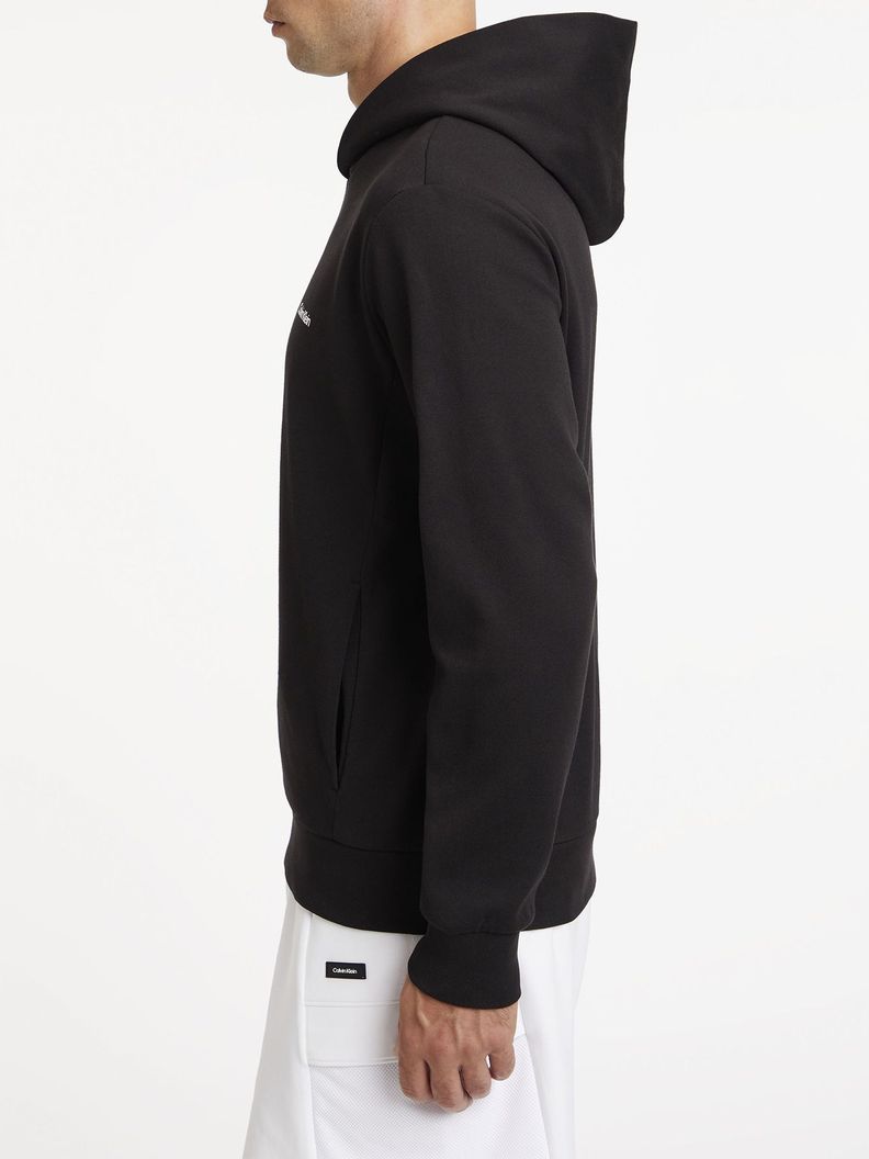 Hoodie Micro Logo Negro Calvin Klein-4