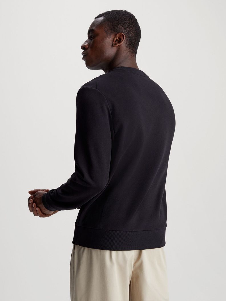 Polerón Textured Embroidery Negro Calvin Klein-2