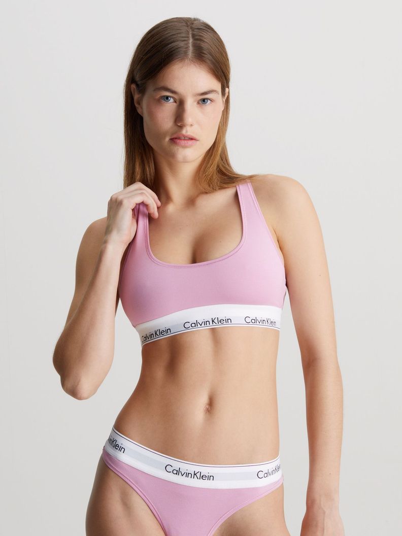 Bralette Modern Cotton 650 Rosado Calvin Klein-0