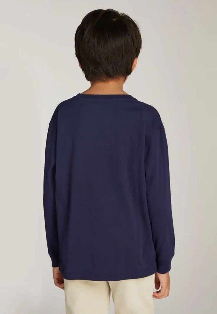 Polera Niño CKJ Logo Azul Calvin Klein-1