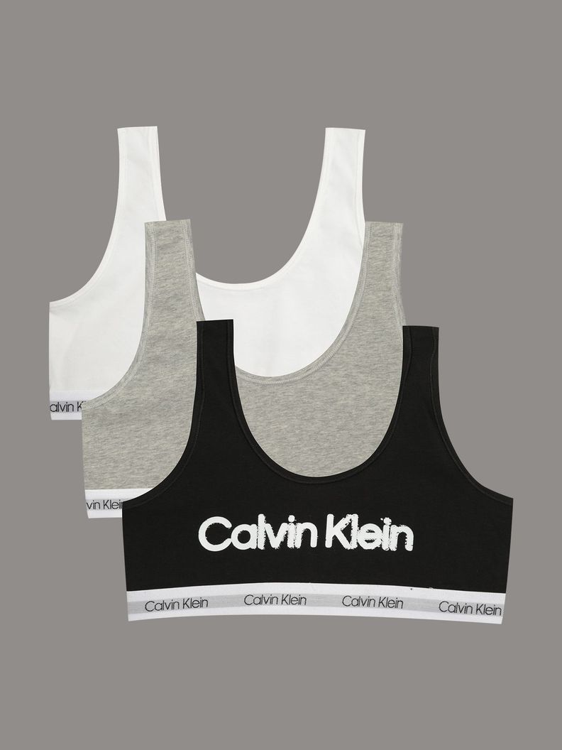 Pack 3 Bralettes para Niña Multicolor Calvin Klein-0