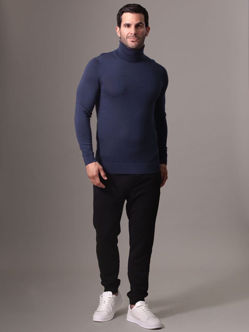 Sweater Merino Rws Turtle Neck Azul Calvin Klein-1