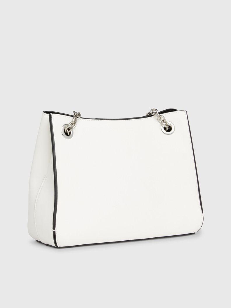 Cartera Sculpted Shoulder Blanco Calvin Klein-1