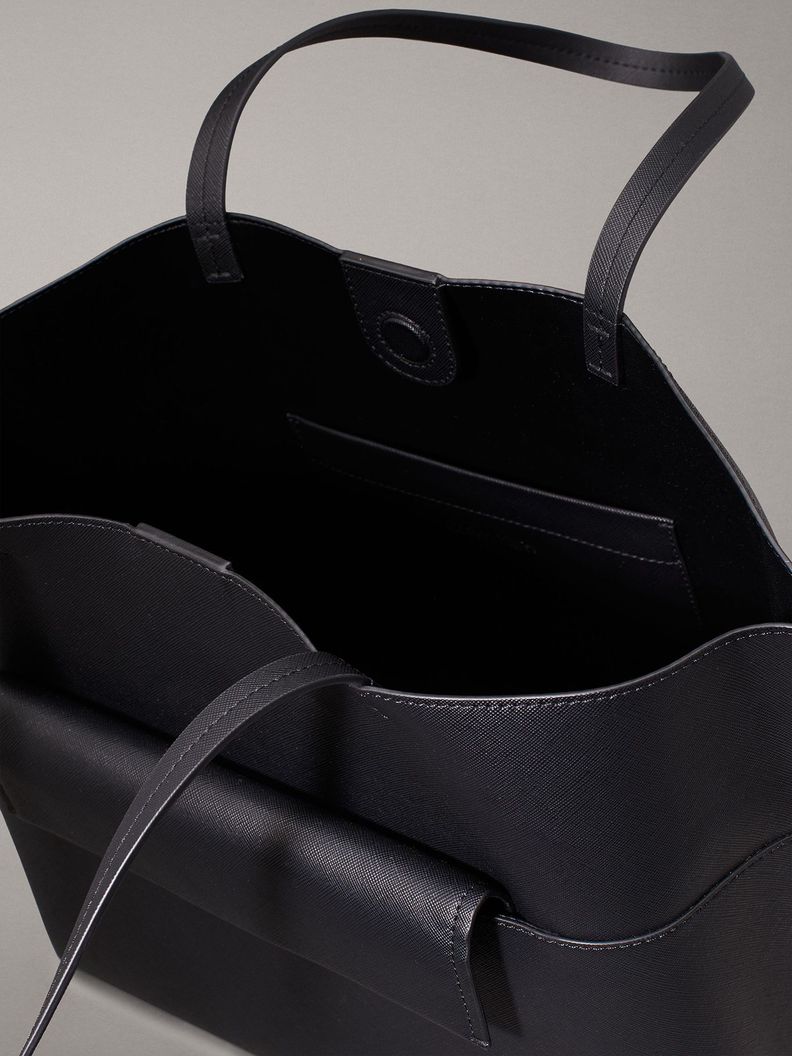 Cartera Tote CK Linear Negro Calvin Klein-2