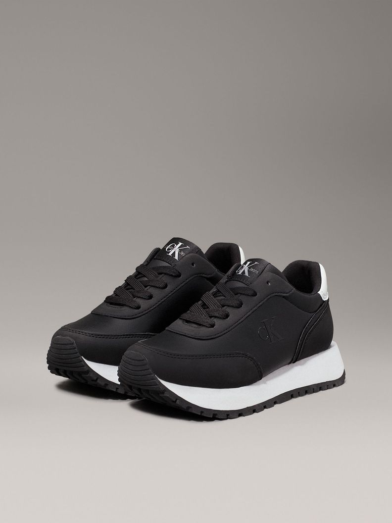Zapatillas Niña Low Cut Lace-Up Negro Calvin Klein-0