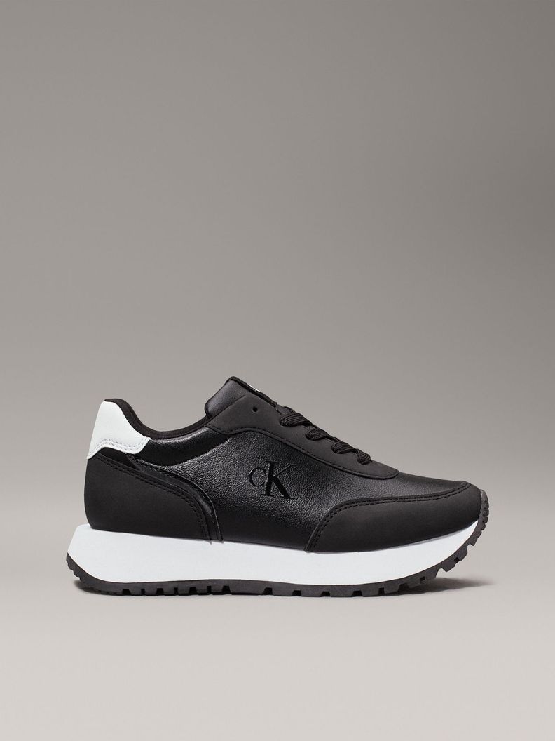 Zapatillas Niña Low Cut Lace-Up Negro Calvin Klein-4