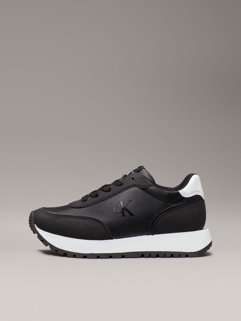 Zapatillas Niña Low Cut Lace-Up Negro Calvin Klein-5