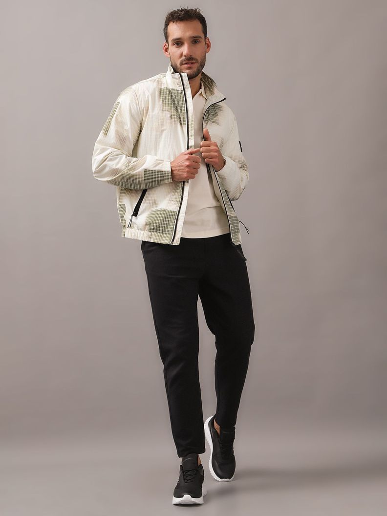 Chaqueta Diffused Grid Multicolor Calvin Klein-1