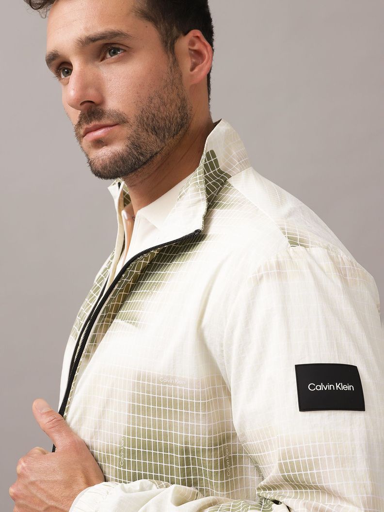 Chaqueta Diffused Grid Multicolor Calvin Klein-3