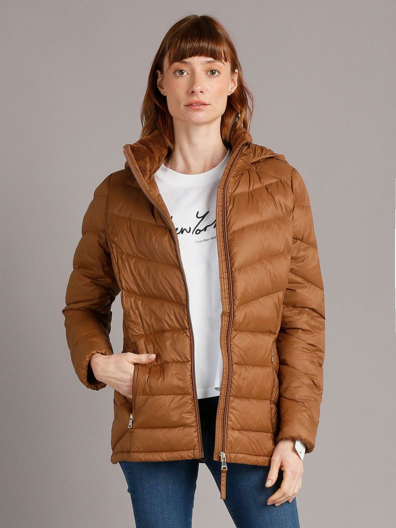 Parka Down Packable Café Calvin Klein-0