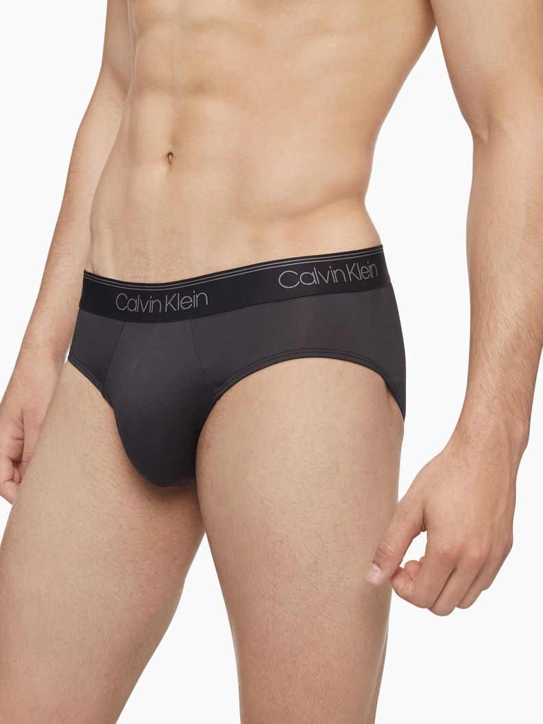 Pack 3 Slips Micro Stretch Negro Calvin Klein-3