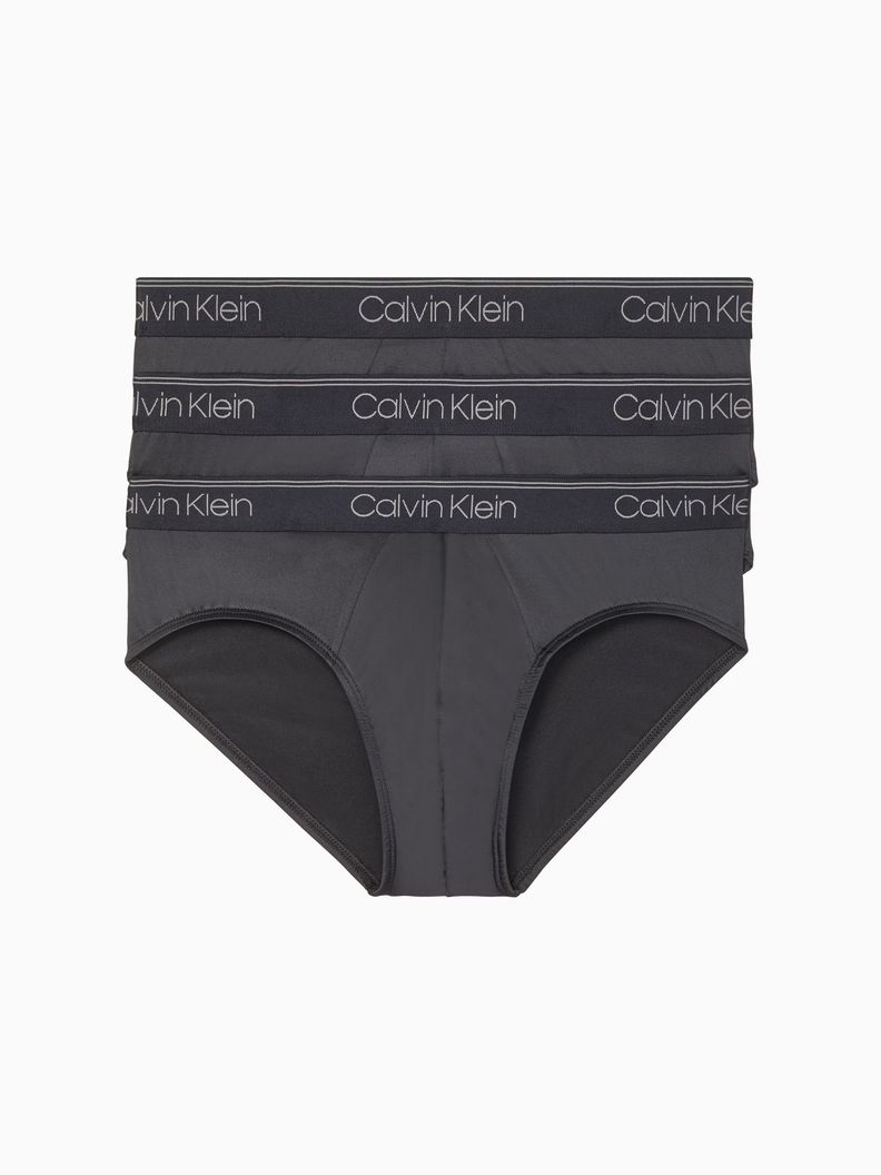 Pack 3 Slips Micro Stretch Negro Calvin Klein-0