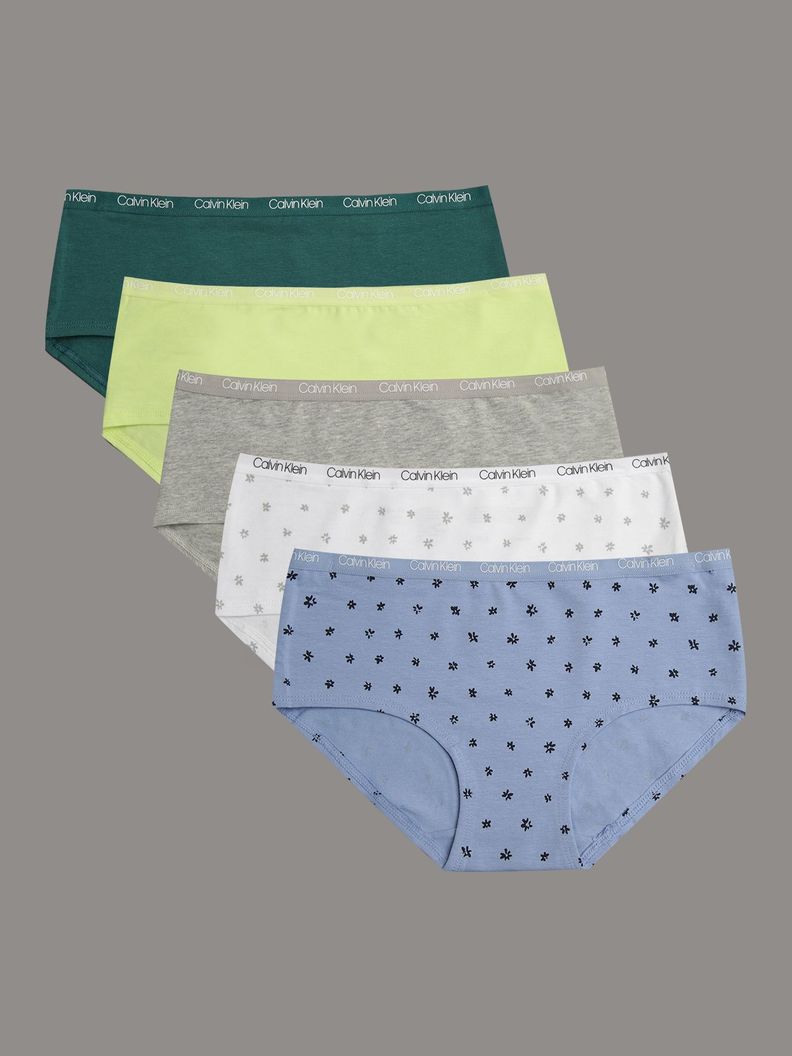 Pack de 5 Calzones Niña Multicolor Calvin Klein-0