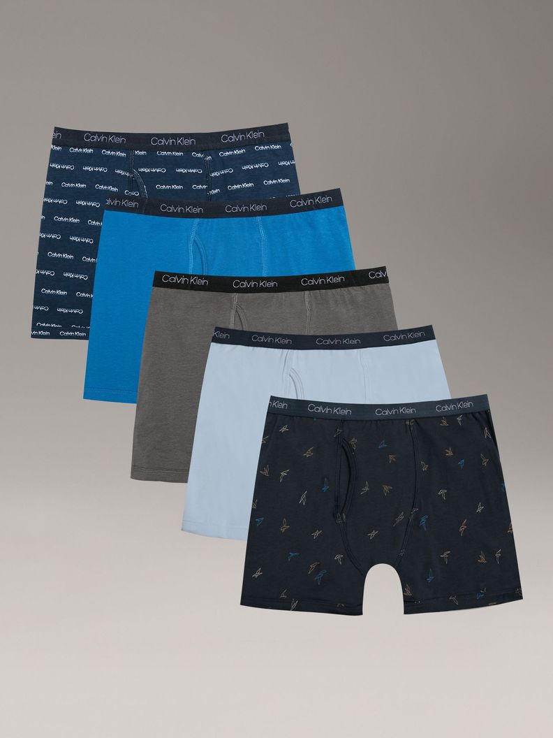 Pack 5 Boxers Modern Cotton para Nino Azul Calvin Klein XS