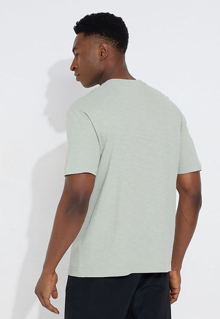 Polera Pocket  Linen Blend Verde Calvin Klein-2