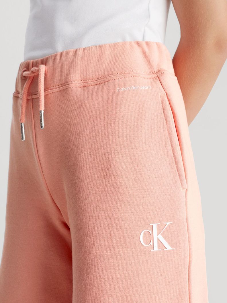 Pantalón Niña Cotton Terry Rosado Calvin Klein-3
