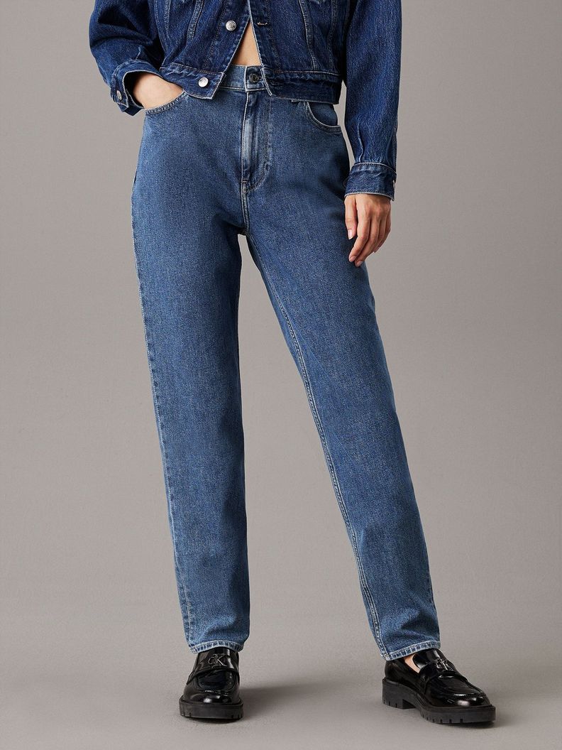 Jeans Mom Azul 1-A4 Calvin Klein-0