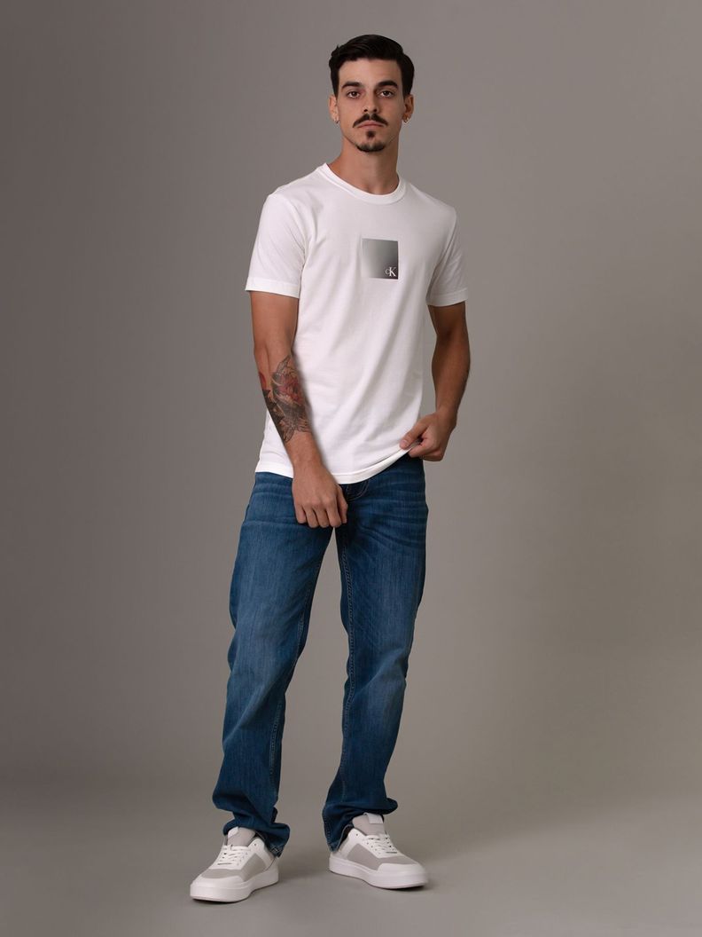 Polera Metallic Box Blanco Calvin Klein-1