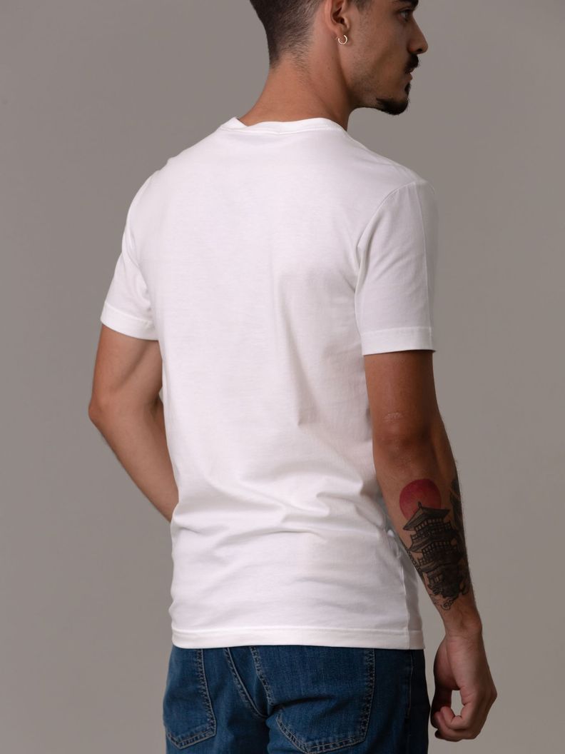 Polera Metallic Box Blanco Calvin Klein-3