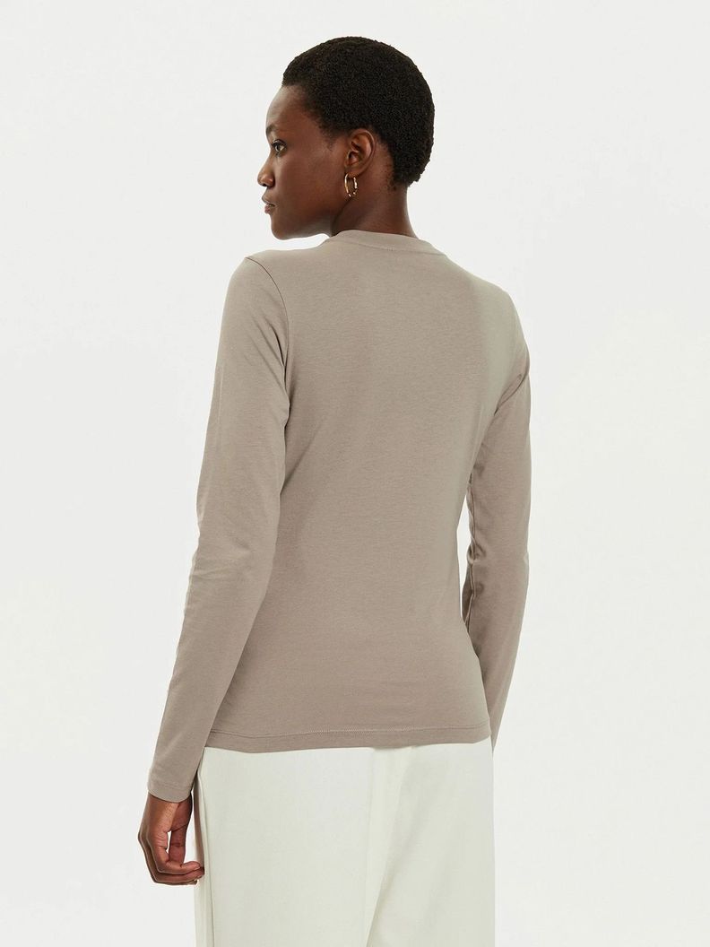 Polera Nano Logo Slim Gris Calvin Klein-2