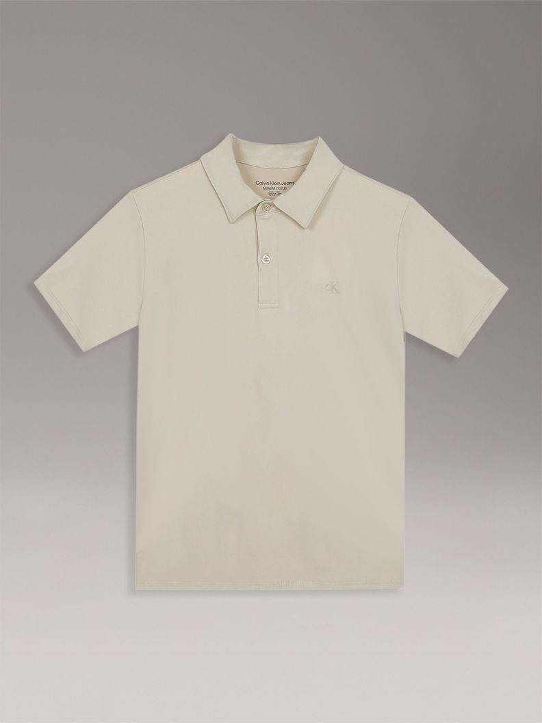 Polo Nino CK Tech Beige Calvin Klein