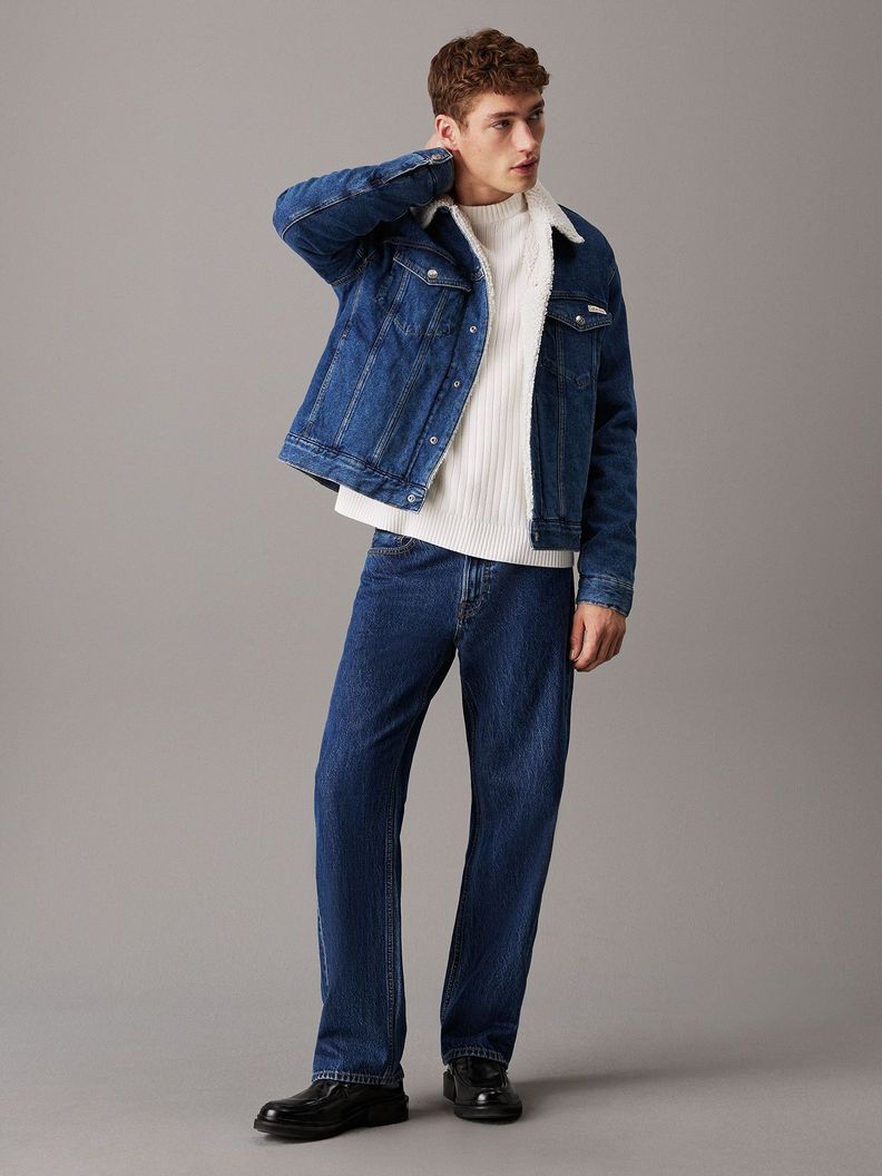 Chaqueta Denim Regular Sherpa Azul Calvin Klein-1