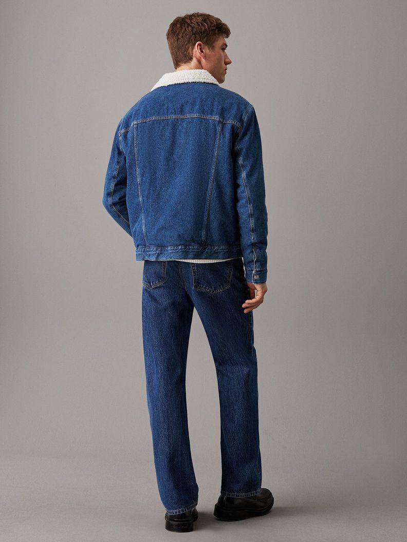 Chaqueta Denim Regular Sherpa Azul Calvin Klein-2