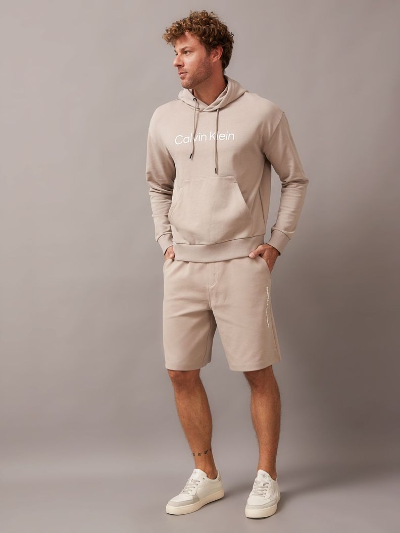 Polerón con Gorro Hero Logo Comfort Beige Calvin Klein-1